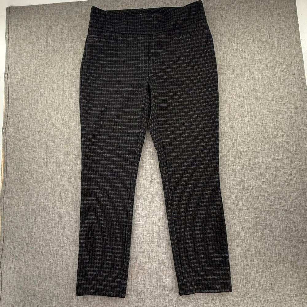 Dalia Pull Over Ankle Pants Small Mid Rise Stretchy
